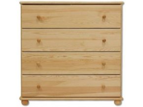 Masivní dřevěná komoda 4 zásuvky MAX 25