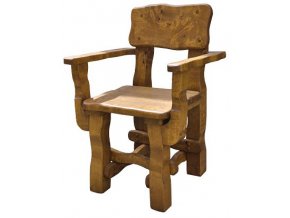 Zahradní židle z masivního olšového dřeva, lakovaná 61x56x86cm BRUNAT