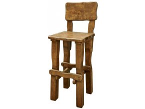 Zahradní židle z masivního olšového dřeva, lakovaná 45x54x125cm BRUNAT