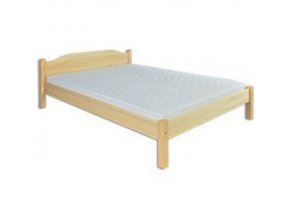 Dřevěná masivní postel 160x200 cm MASIV 106 borovice masiv-přirodní