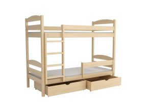 WOOD 4 patrová postel  90x200 cm masiv