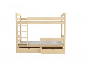 WOOD 4 patrová postel  90x190 cm masiv