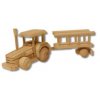 Dřevěná hračka-Traktor s valníkem D102