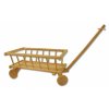 Dětksý dřevěný vozík -trakařD261
