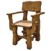 Zahradní židle z masivního olšového dřeva, lakovaná 61x56x86cm BRUNAT