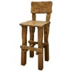 Zahradní židle z masivního olšového dřeva, lakovaná 45x54x125cm BRUNAT