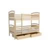 WOOD 6 patrová postel 90x190 cm masiv