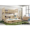 Patrová postel Blanka NEW 80x200 cm masiv