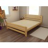 Manželská postel VMK001D masiv borovice (Rozměr 120 x 200 cm, Barva-3 surové dřevo)