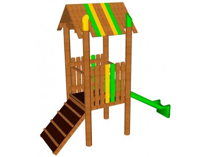 Skluzavka s rampou domeček 90 AKÁT kat