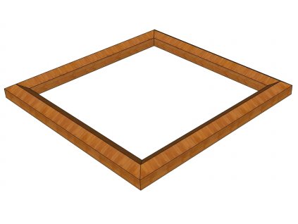 Pískoviště kládové 2x2 m AKÁT