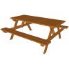 Stůl country  - Pivní set z tvrdého dřeva Dřevoland
