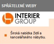 Spřátelené weby Interier Group široká nabídka židlí a kancelářského nábytku