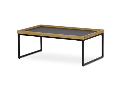 Konferenční stolek 100x60x39cm, mdf, dub, CT-611 OAK (Barva Šedá)