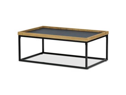 Konferenční stolek 100x60cm, mdf, dub, CT-613 OAK (Barva Šedá)