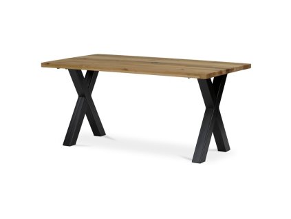 Jídelní stůl 160x90cm, masiv, dub, DS-X160 DUB (Barva Přírodní)