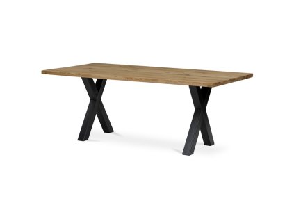 Jídelní stůl 200x100cm, masiv, dub, DS-X200 DUB (Barva Přírodní)