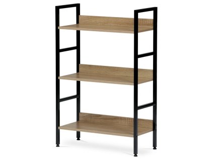 Regál, mdf, hnědá, GD-313 OAK (Barva Hnědá)