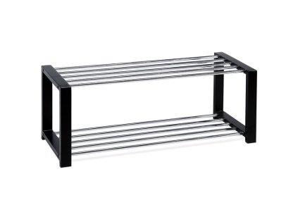 Botník, masiv, černá, 83168-11 BK (Barva Černá)