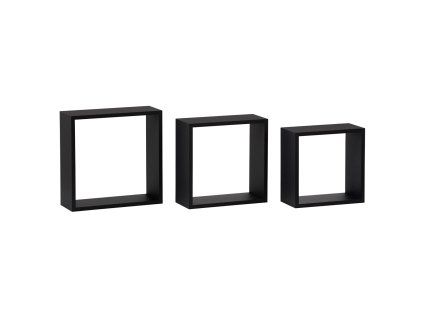 Polička, mdf, černá, P-008 BK (Barva Černá)