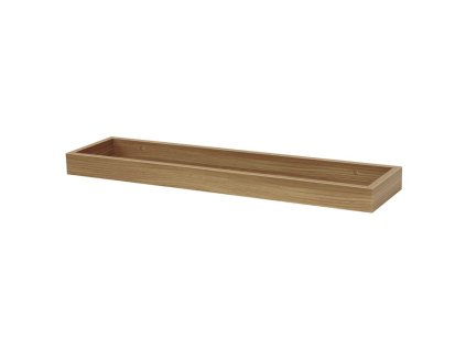 Polička, mdf, hnědá, P-011 OAK (Barva Přírodní)