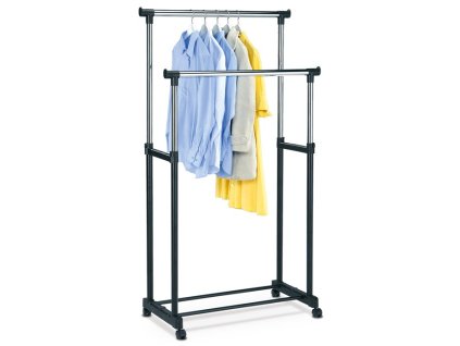 Stojan na šaty, kov, černá, 83488 BK (Barva Černá)