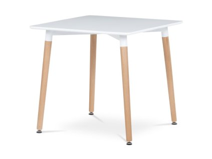 Jídelní stůl 80x80cm, mdf DT-303 WT (Barva Bílá)