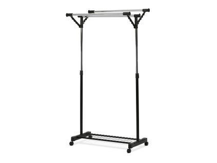 Stojan na šaty, kov, černá, 84521 BK (Barva Černá)