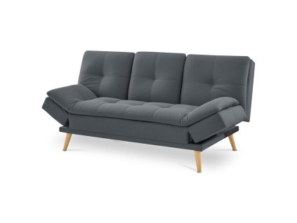 Trojmístná pohovka, šedá, látka, ASB-4720 GREY2 (Barva Šedá)