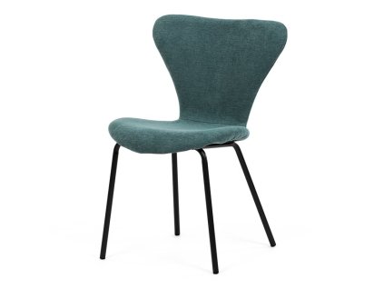 Jídelní židle, modrá, látka, CT-S8010 BLUE2 (Barva Modrá)