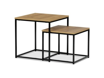 Odkládací stolek 50x50cm, mdf, divoký dub, AF-076 OAK (Barva Přírodní)