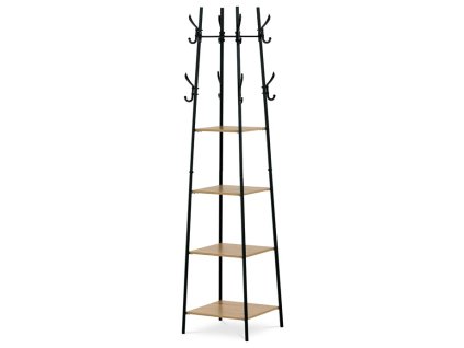 Věšák, mdf, přírodní, GD-170 OAK (Barva Hnědá)