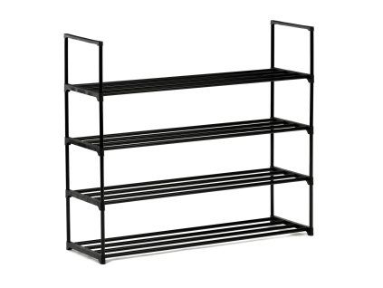 Botník, kov, černá, GD-406 BK (Barva Černá)