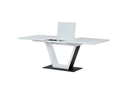 Jídelní stůl rozkládací 160-210x90 cm, mdf HT-D1931 WT (Barva Bílá)