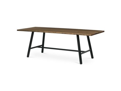 Jídelní stůl 220x90cm, dýha, ořech, HT-T1822 WAL (Barva Hnědá)