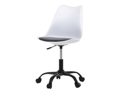Kancelářská židle, výškově nastavitelná, šedá plast, KA-X7055 GREY (Barva Šedá)