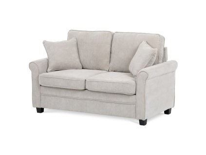 Dvoumístná pohovka, béžová, manšestrová látka, ASB-4170 BGE2 (Barva Béžová)