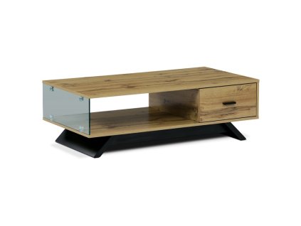 Konferenční stolek 110x60cm, mdf, divoký dub, AHG-647 OAK (Barva Přírodní)