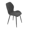 Jídelní židle, šedá, látka, CT-285 GREY2 (Barva Šedá)
