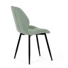 Jídelní židle, šedá, látka, CT-285 GREY2 (Barva Šedá)
