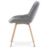 Jídelní židle, šedá, látka, CT-394 GREY2 (Barva Šedá)