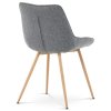 Jídelní židle, šedá, látka, CT-394 GREY2 (Barva Šedá)
