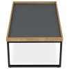 Konferenční stolek 100x60x39cm, mdf, dub, CT-611 OAK (Barva Šedá)