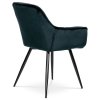 Jídelní židle, modrá, sametová látka, DCH-421 BK4 (Barva Modrá)