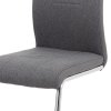 Jídelní židle, šedá, látka, DCL-405 GREY2 (Barva Šedá)