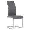 Jídelní židle, šedá, ekokůže, DCL-408 GREY (Barva Šedá)