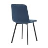 Jídelní židle, modrá, sametová látka, DCL-973 BLUE4 (Barva Modrá)