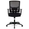 Kancelářská židle, houpací mechanismus, černá síťovina, KA-B1012 BK (Barva Černá)