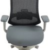 Kancelářská židle, synchronní mechanismus, šedá síťovina, KA-V321 GREY (Barva Šedá)