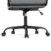 Kancelářské křeslo, houpací mechanismus, černá ekokůže, KA-Y344 BK (Barva Černá)